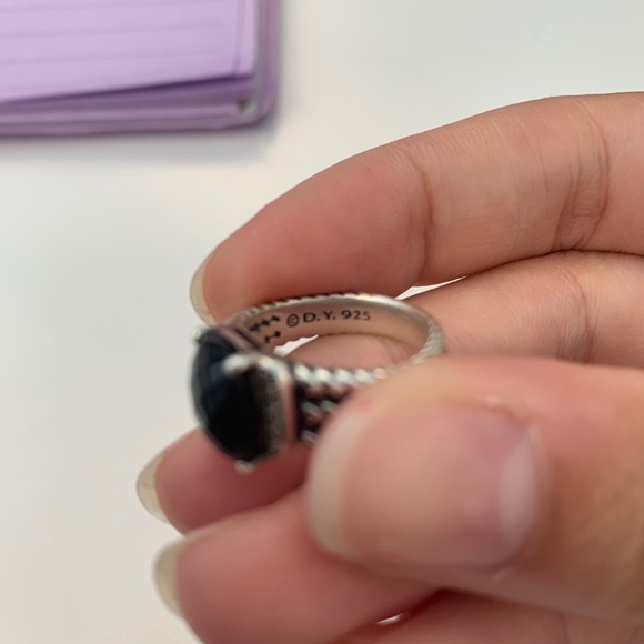❤️ SOLD ❤️ David Yurman ring Black Onyx Size 6.5! - Picture 6 of 6